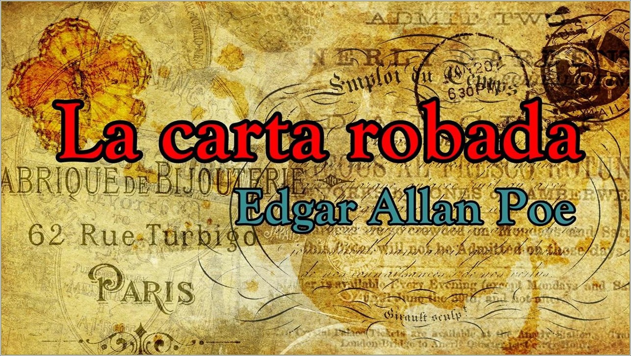 The Stolen Letter Edgar Allan Poe Resumen