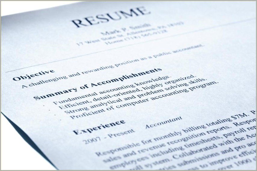 Things You Must Put On A Resume