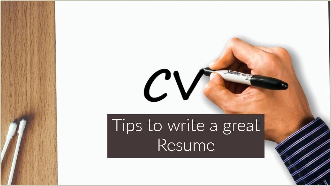 Tips For A Good Resume 2019