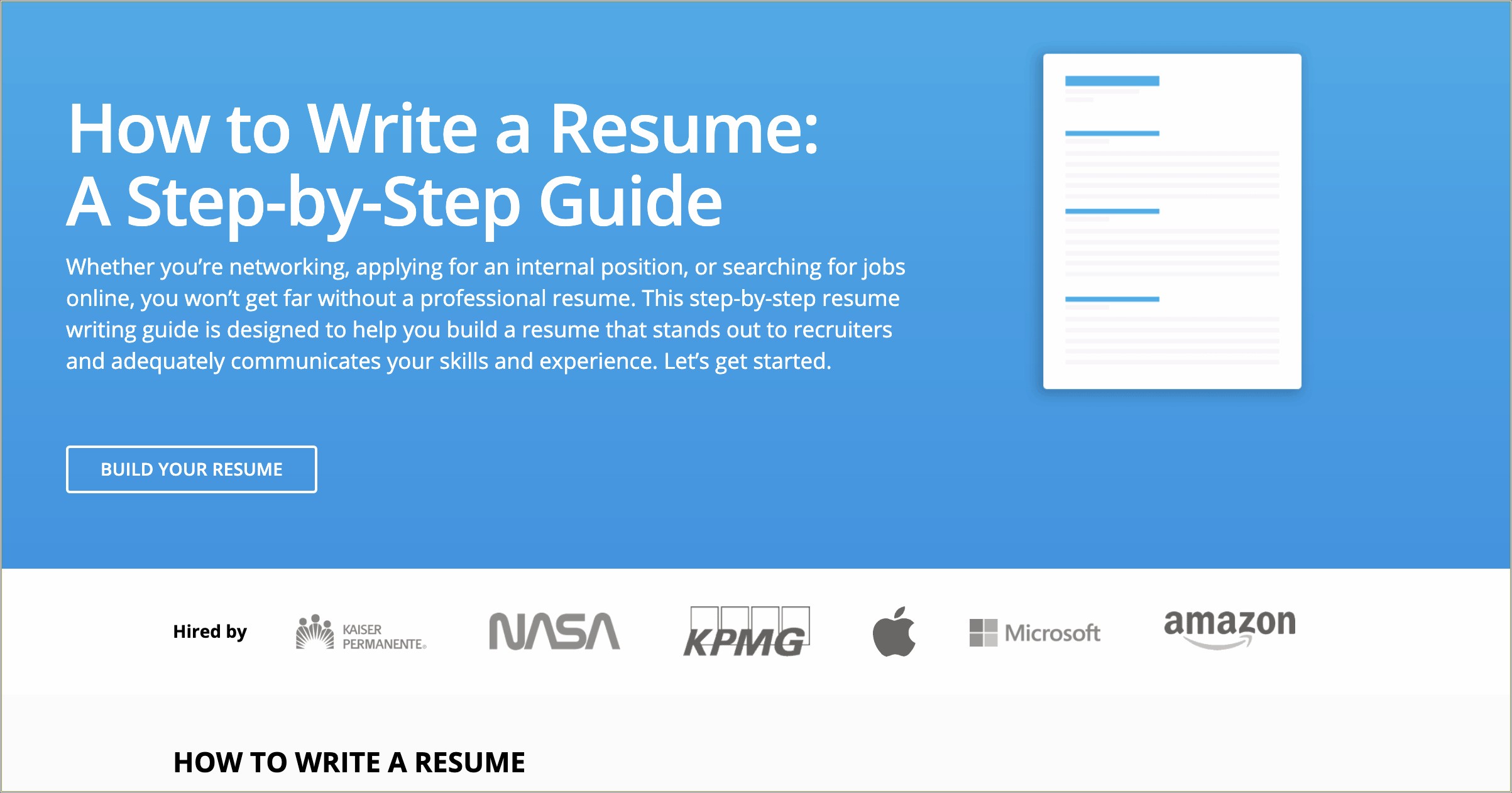 Tips For Resume With One Job Experience