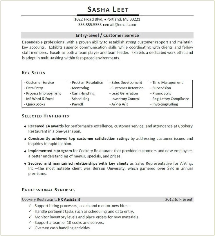 To Help Time Management Improve Resume