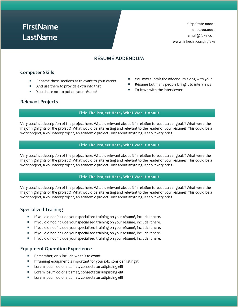 To Use Or Not To Use Resume Template