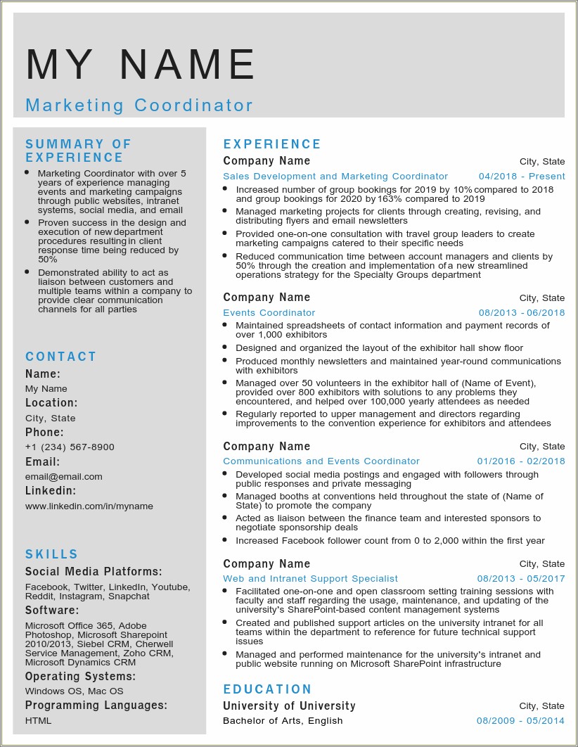 Too Many Items To Put On Resume