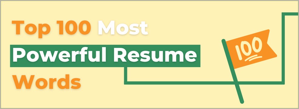 Top 100 Resume Words To Use