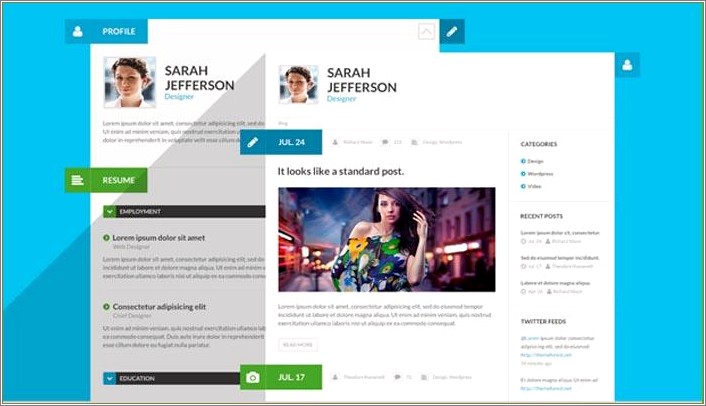 Top Best WordPress Resume Cv Themes Free