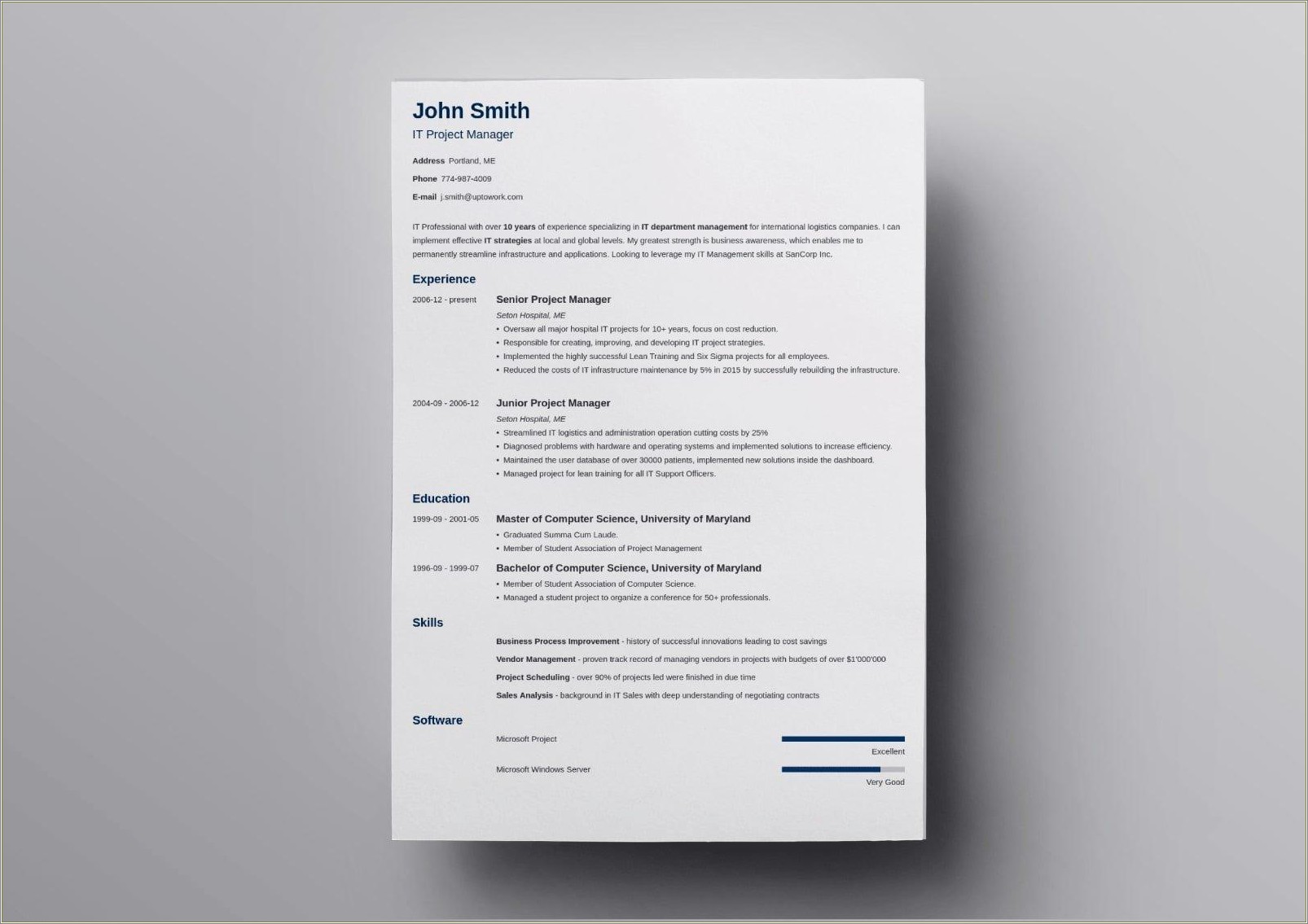 Top Ranked Resume On Microsoft Word