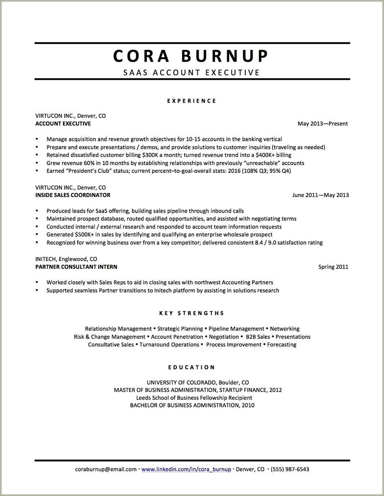 Total Experience And Relevant Experience In Resume