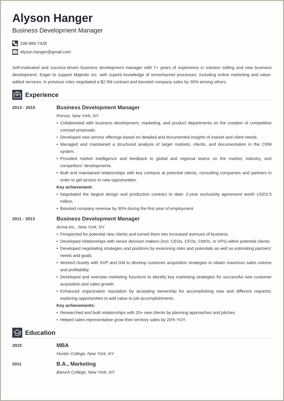 Training And Development Manager Resume Objective