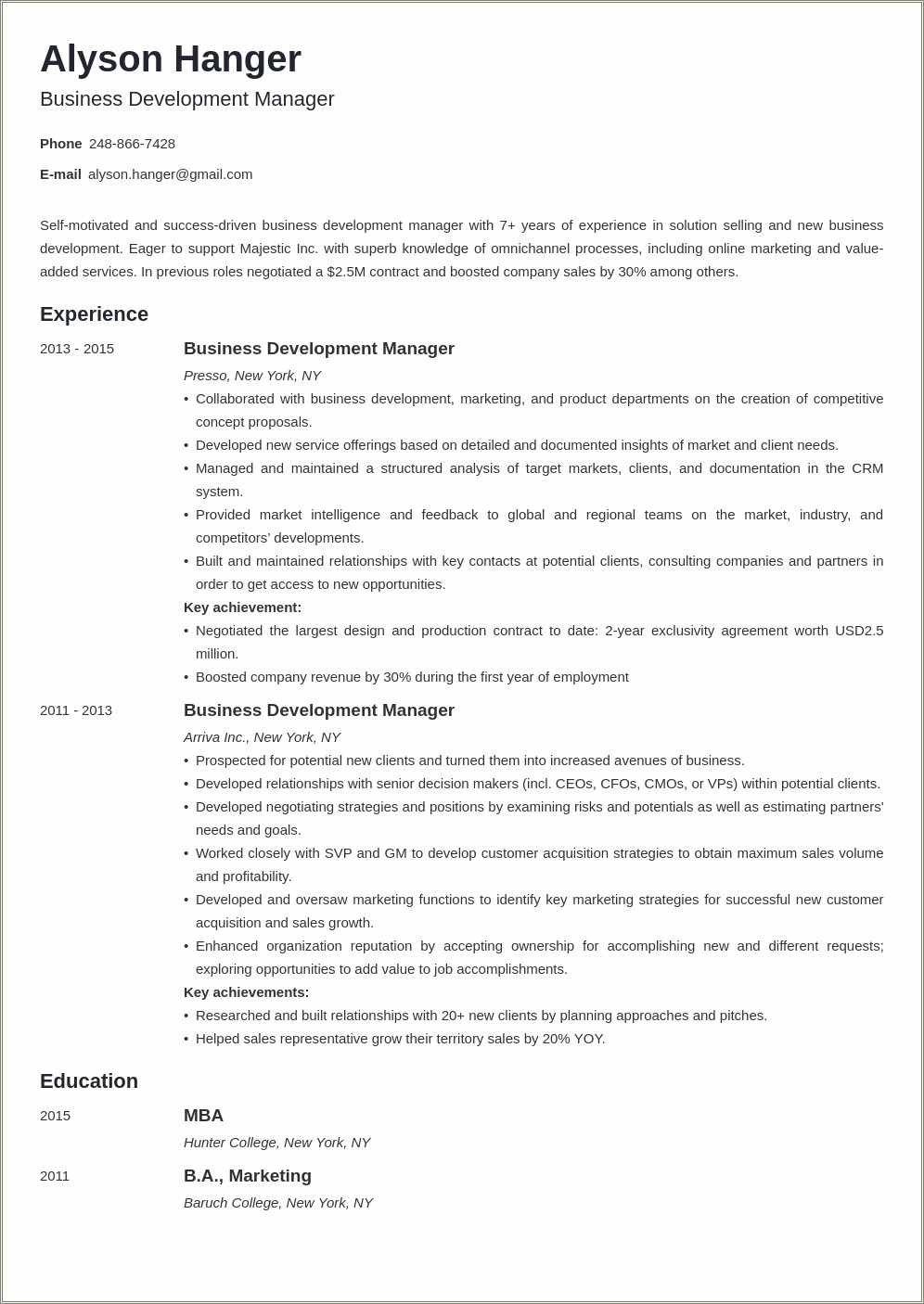 Training And Development Specialist Resume Samples