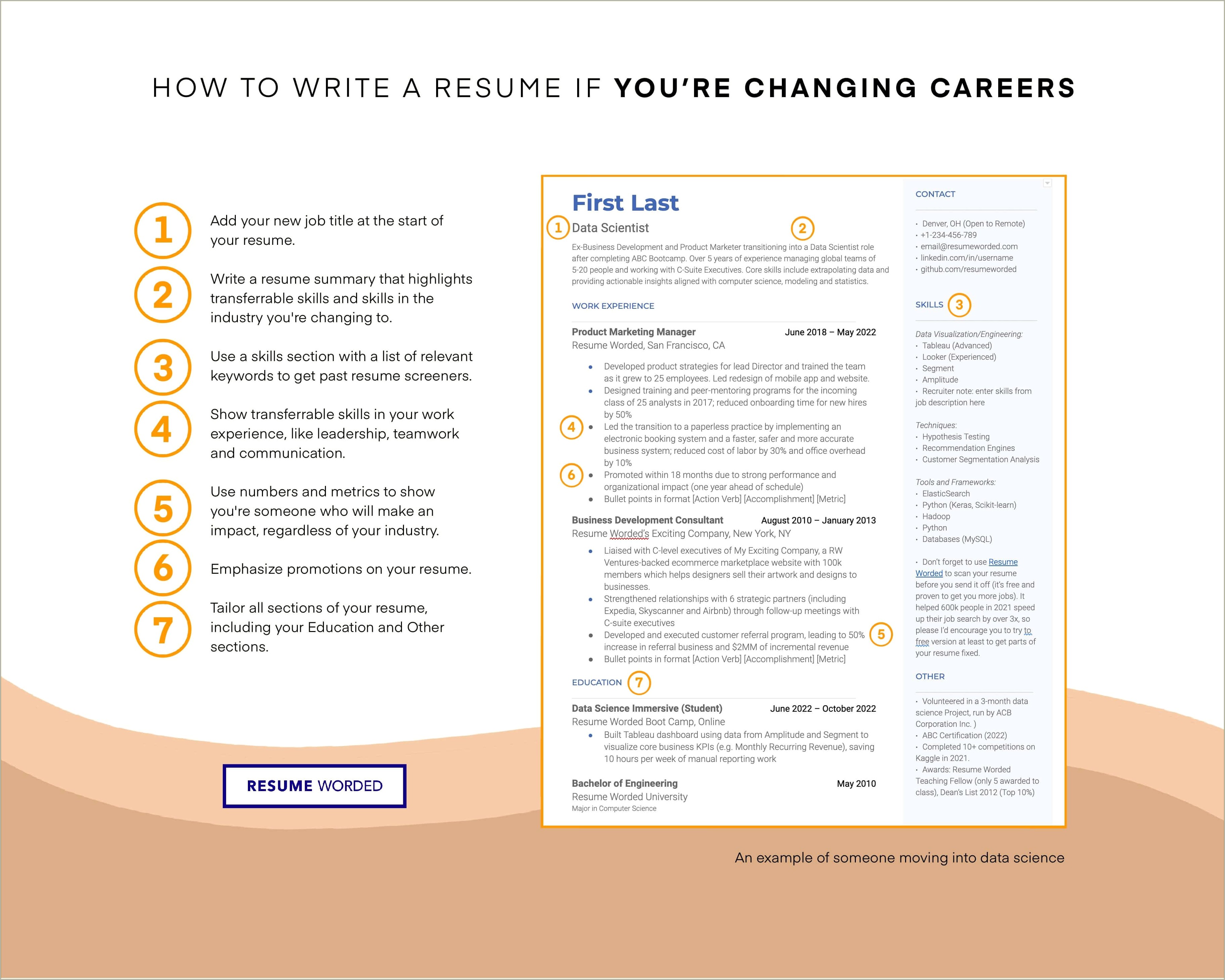 Transition Into Teaching Resume Summary Examples