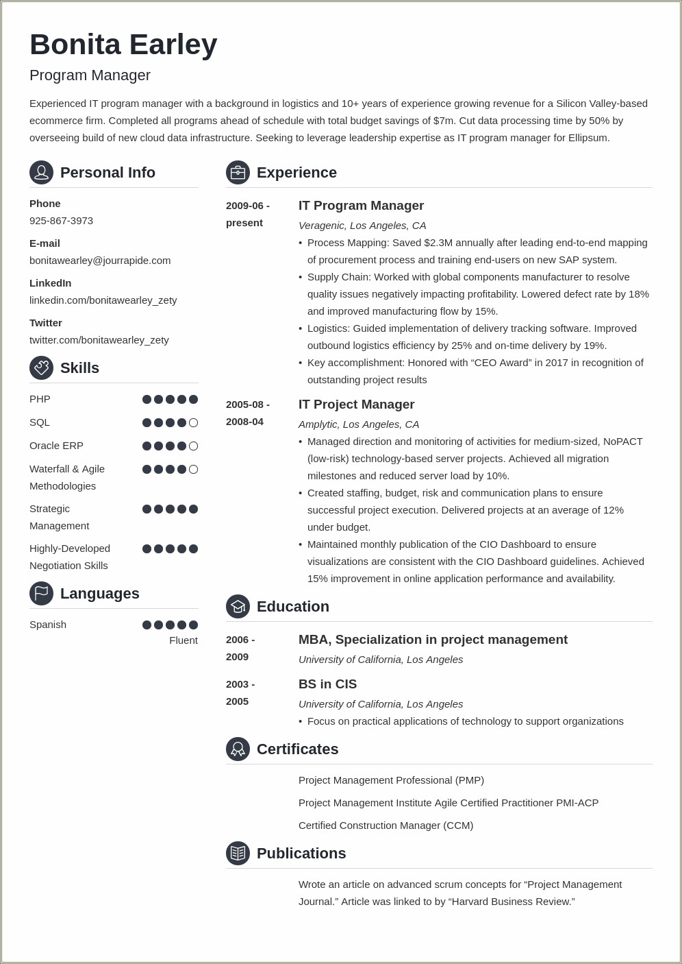 Transportation Manager Los Angeles Furniture Exprience Education Resume