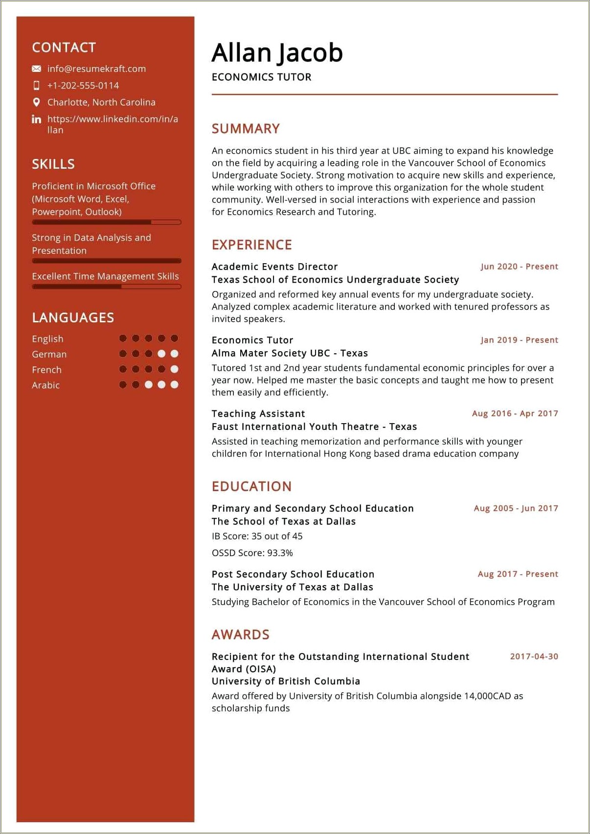 Tutoring Skills To Include On Resume