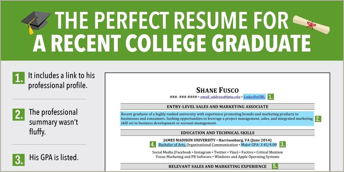 Type Of Resume Best For Recent Graduate