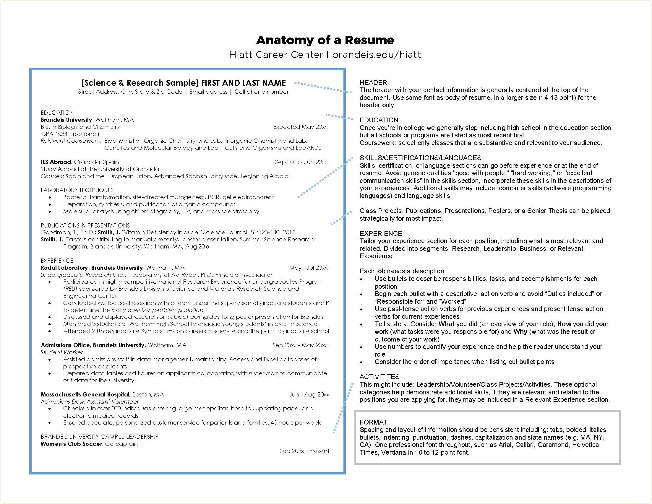 Types Of Resumes For High School Students