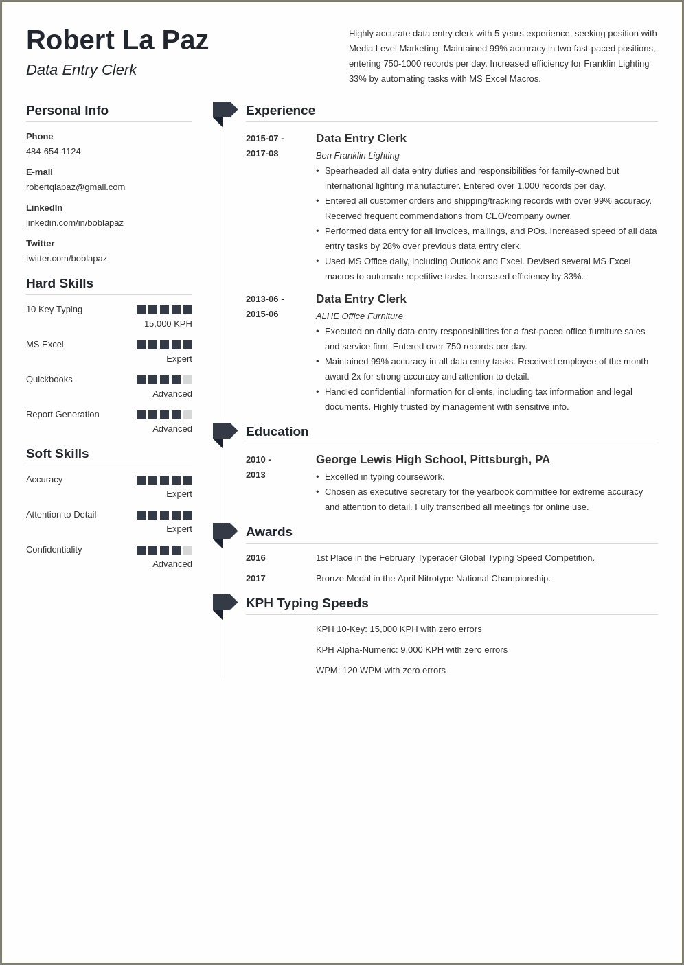 Typing Skills For Beginners On Resume