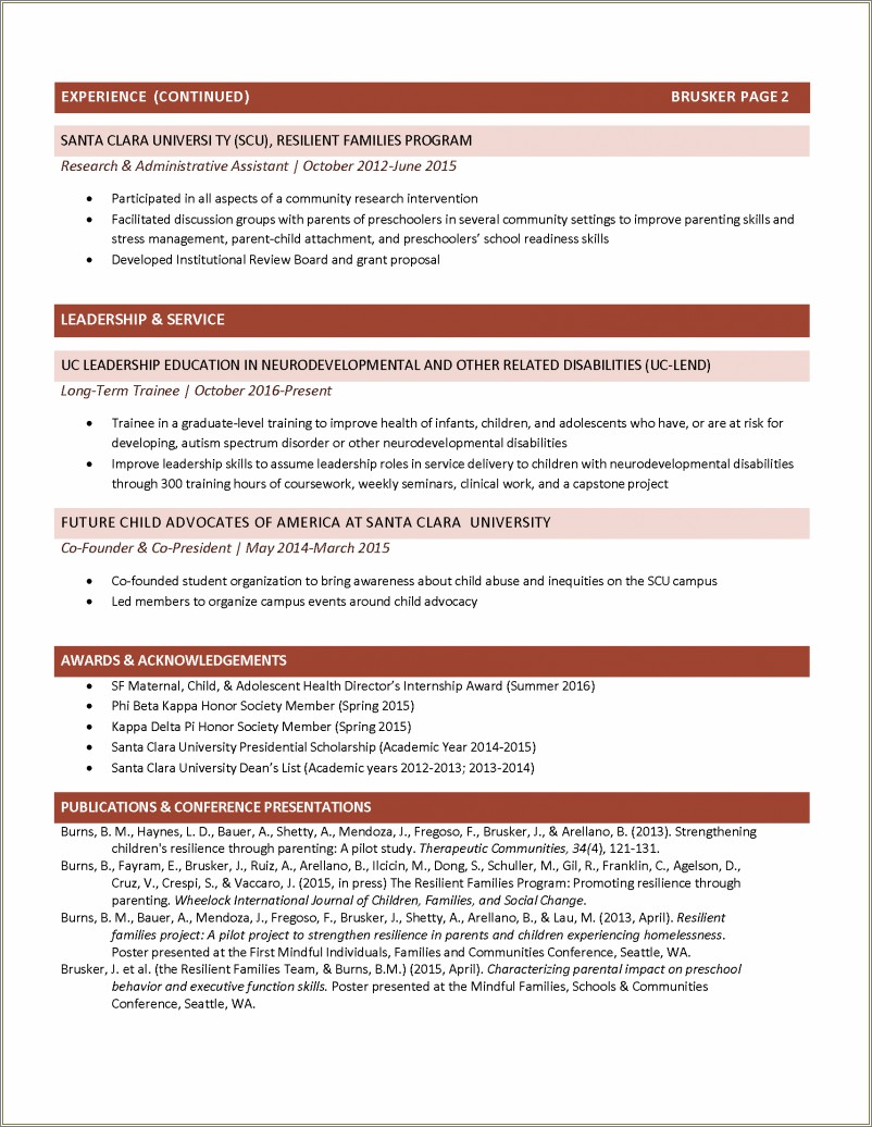 Ucla Career Center Download Resume Template