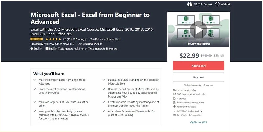 Udemy Courses Put Skills On Resume