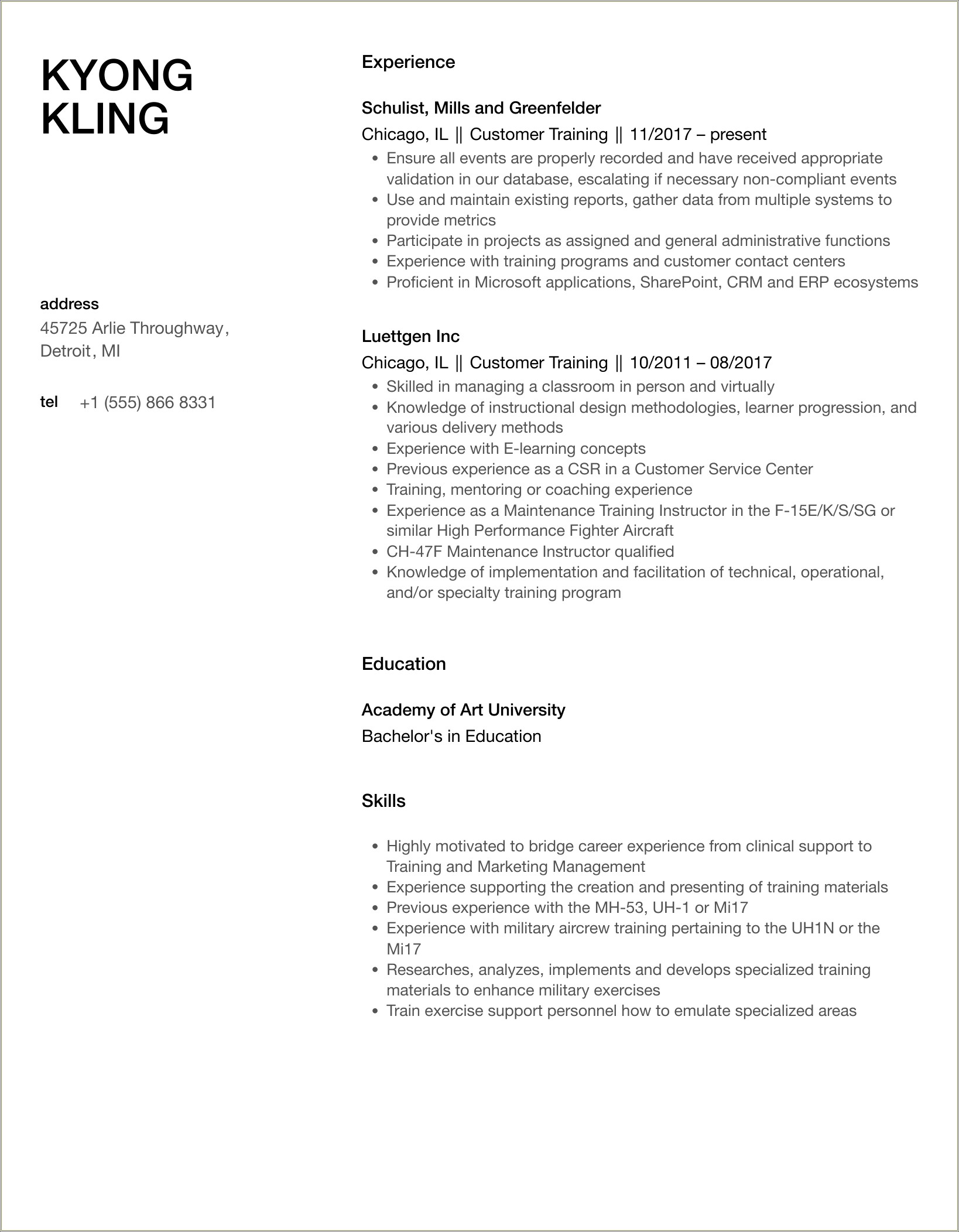 Uh Resume Template Engineering Career Center