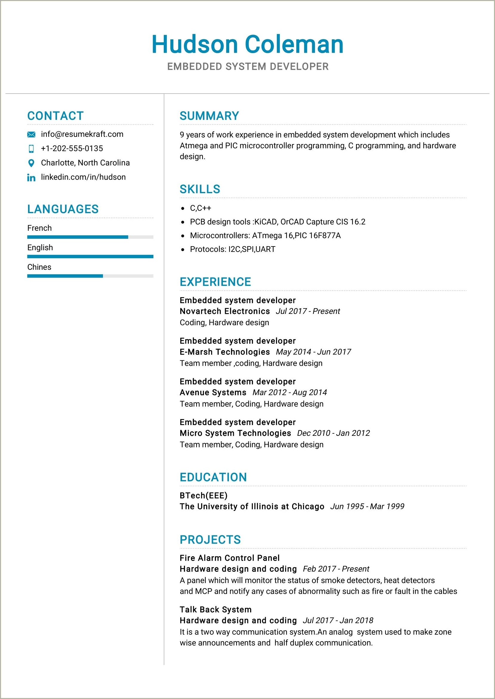 Ui Ux Developer Resume Key Words