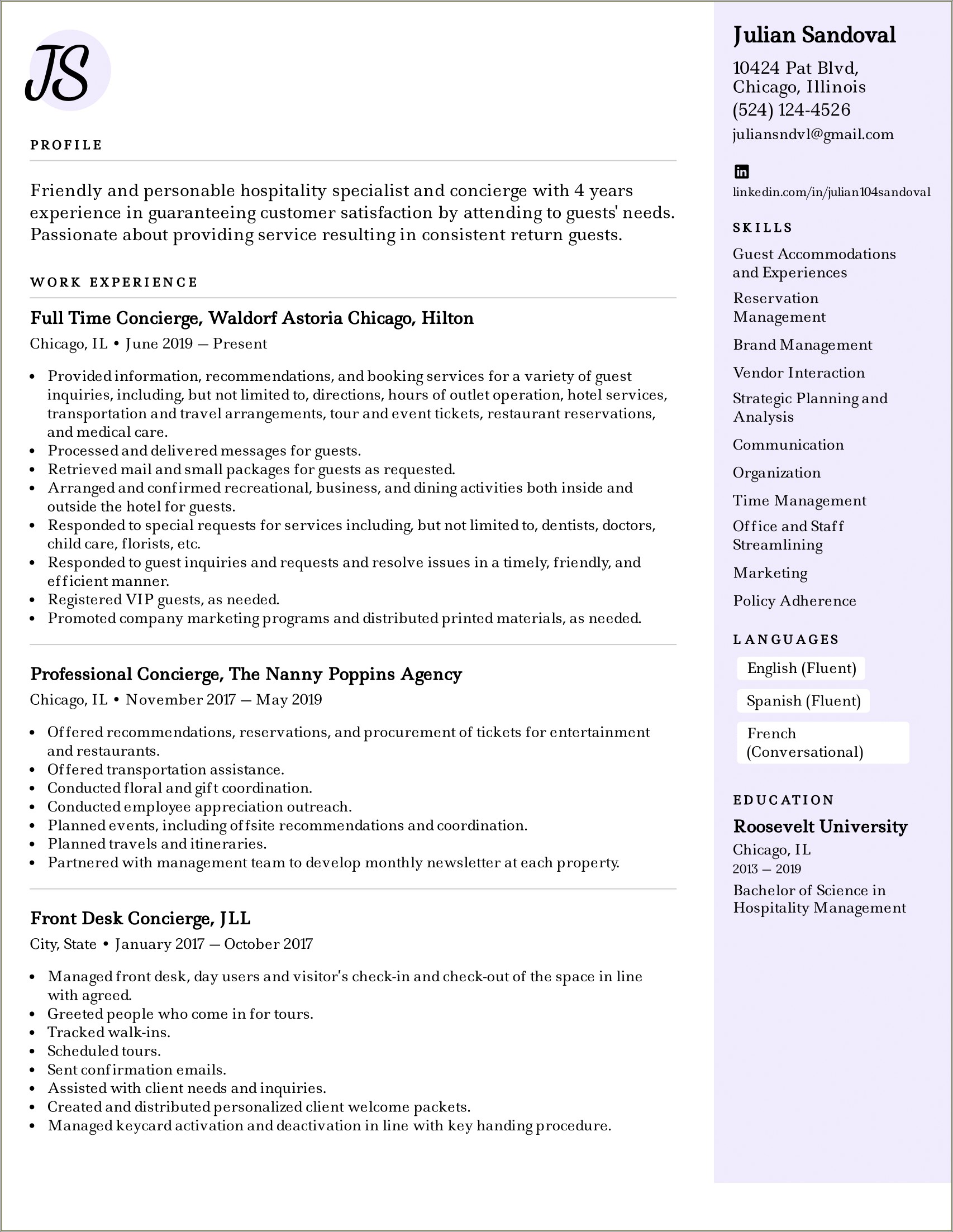 Uiuc School Of Buisness Resume Templat