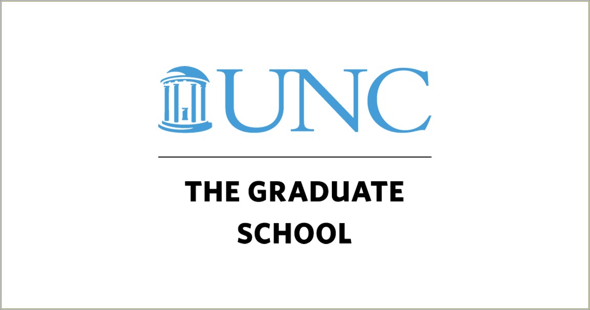 Unc Chapel Hill Graduate School Resume Template