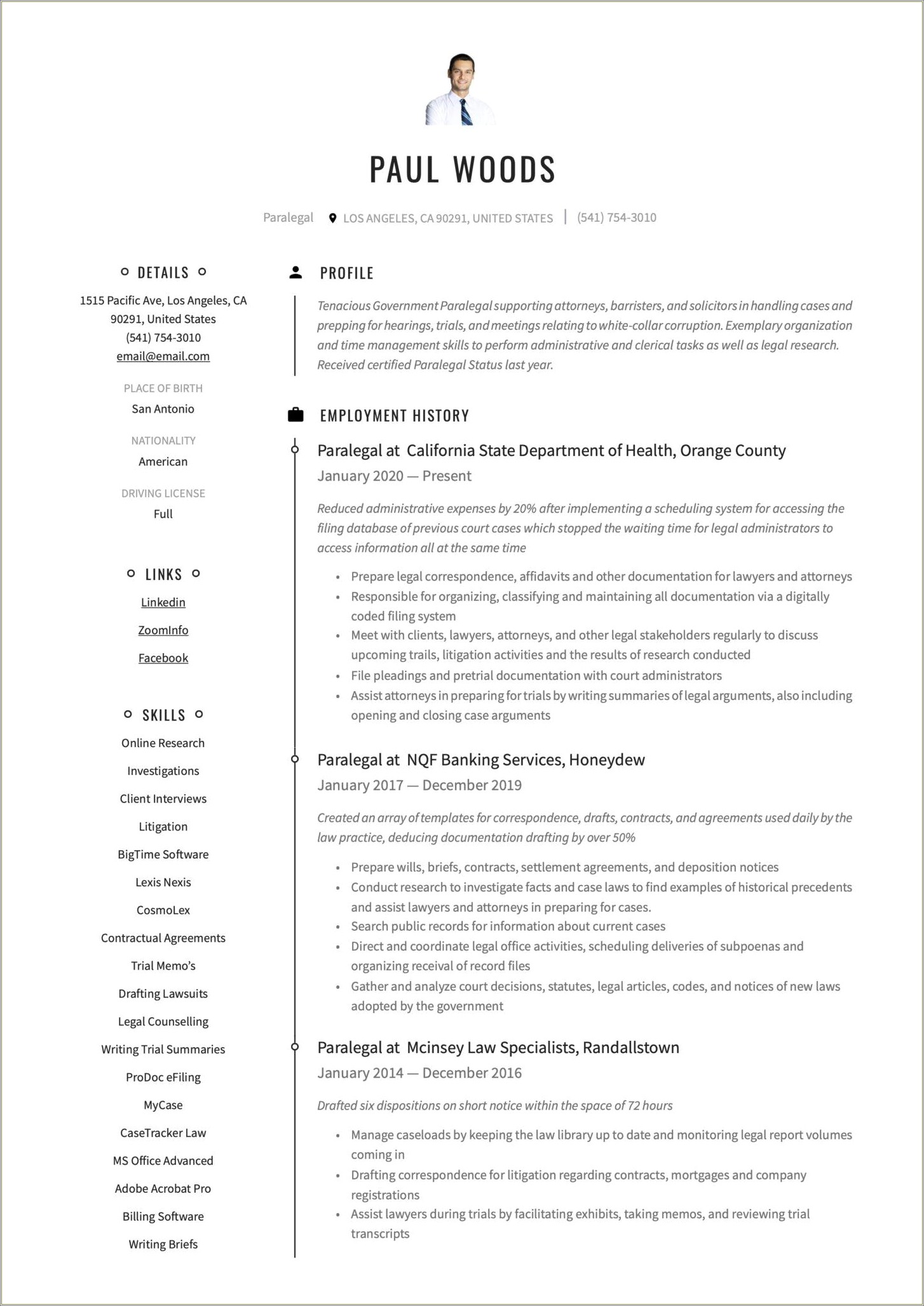 University Of Miami School Of Law Resume Guide