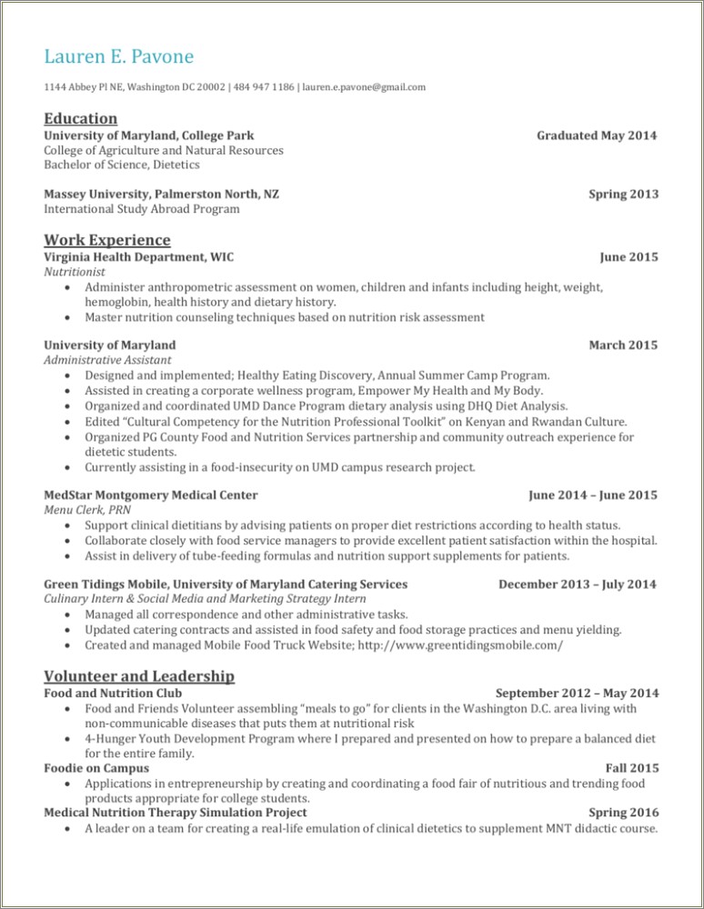 Update My Resume In Work Abroad