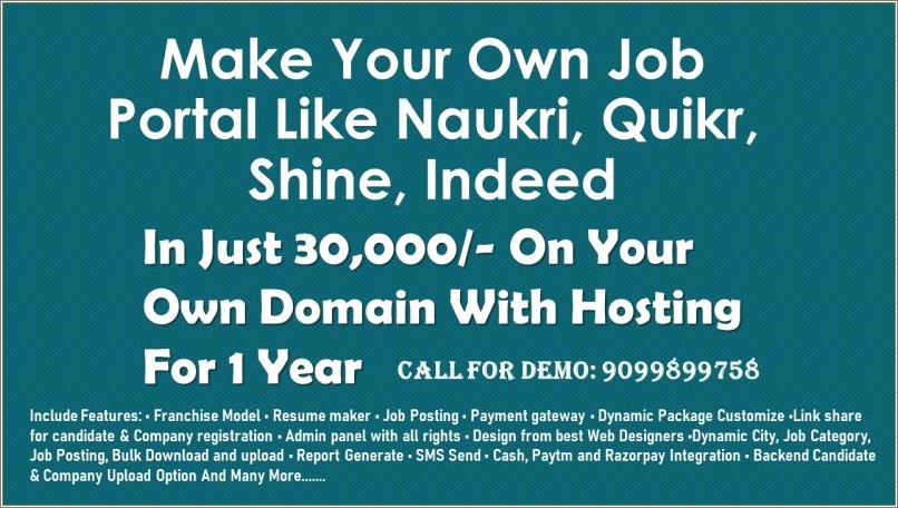 Upload Resume For Job In Quikr