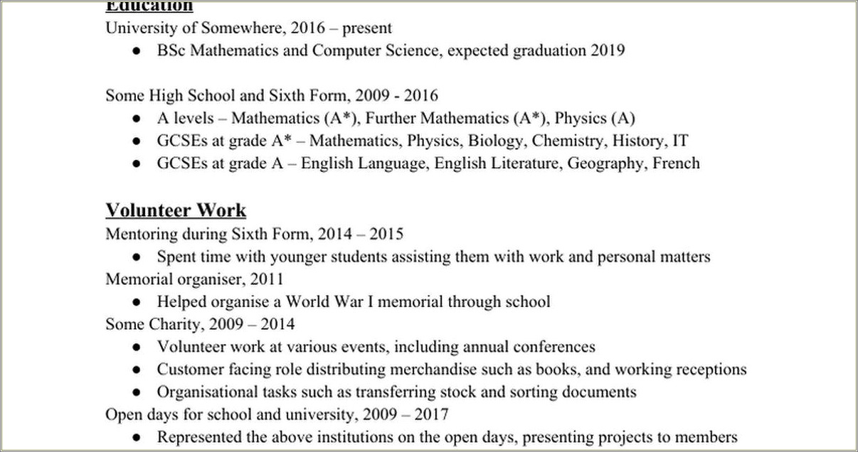 Upload Resume No Work Experience Reddit