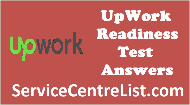 Upwork Resume Writing Skills Test Answers