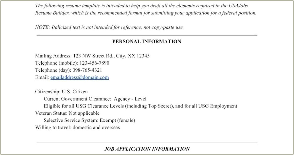 Usa Jobs Unable To Select Uploaded Resume