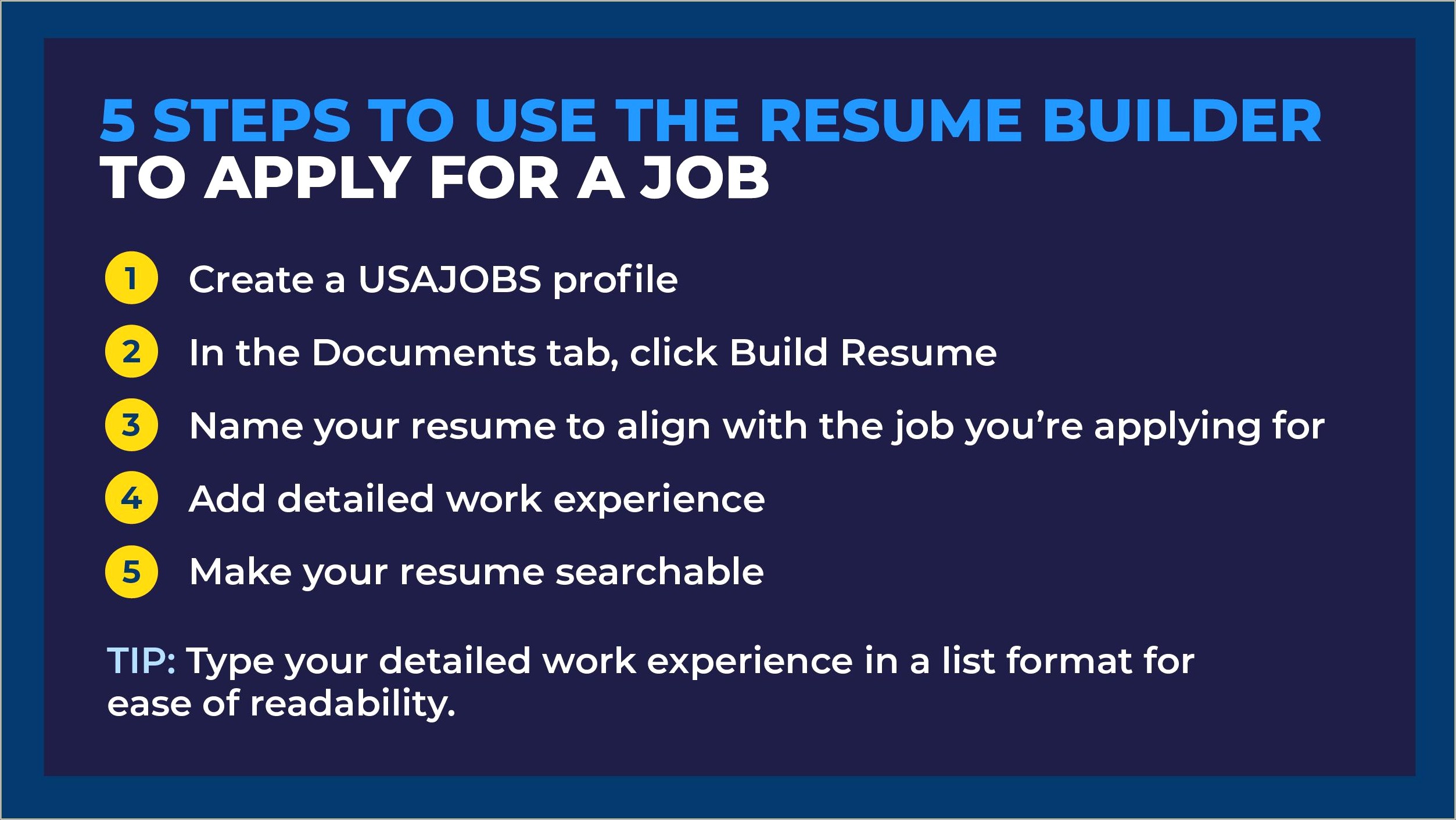 Usajobs Bringing Work Experiece From Profile Into Resume