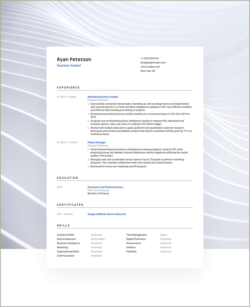 Use A Resume Template Or Not