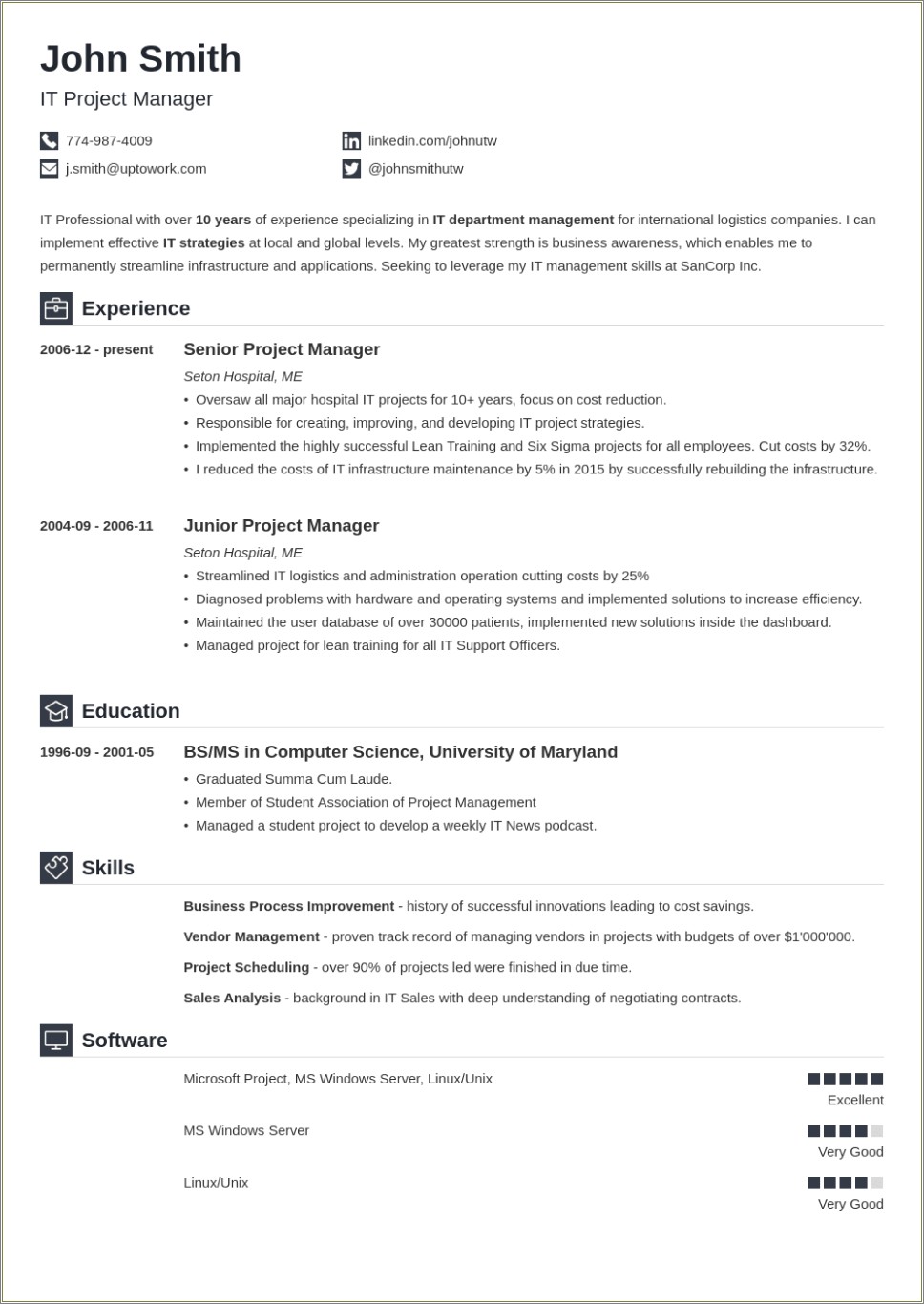 Use My Resume Update My Experience