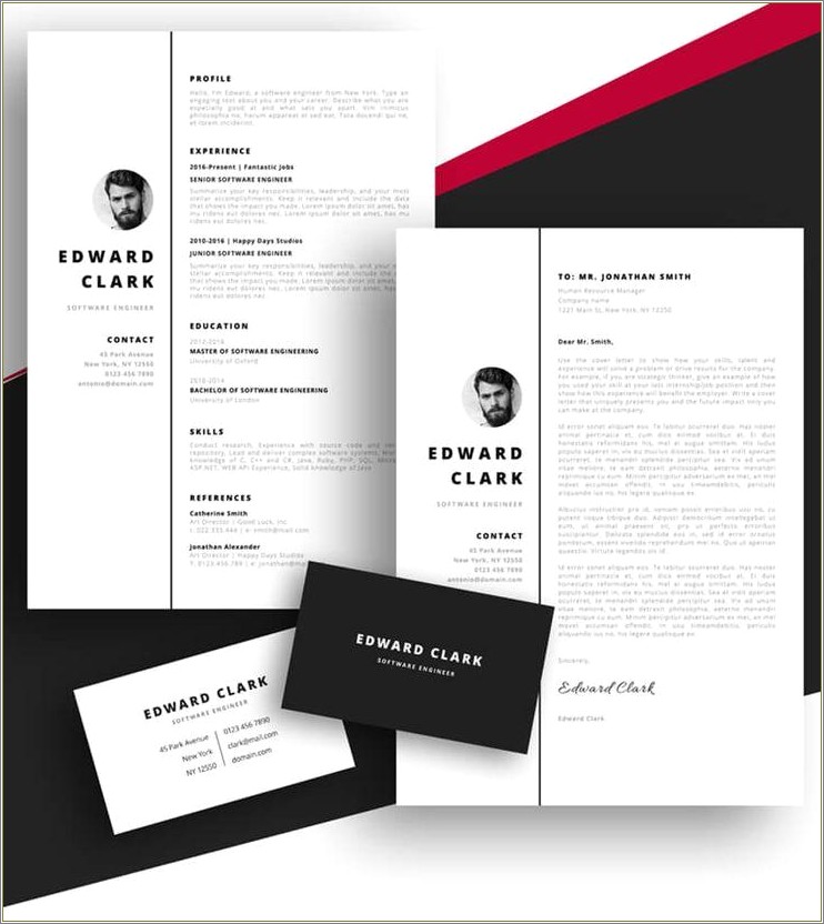 Using A Business Card As Resume Examples