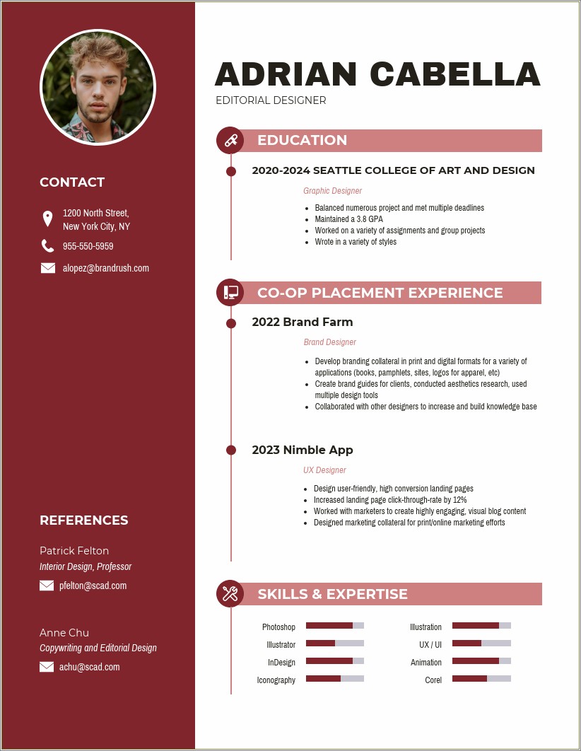 Using College Student In Resume Template