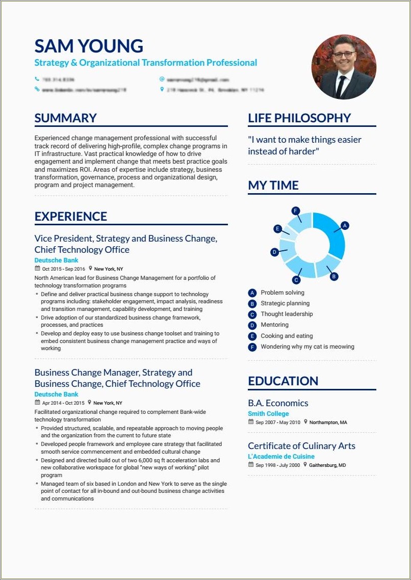 Using Highligths In A Resume Instead Of Summary