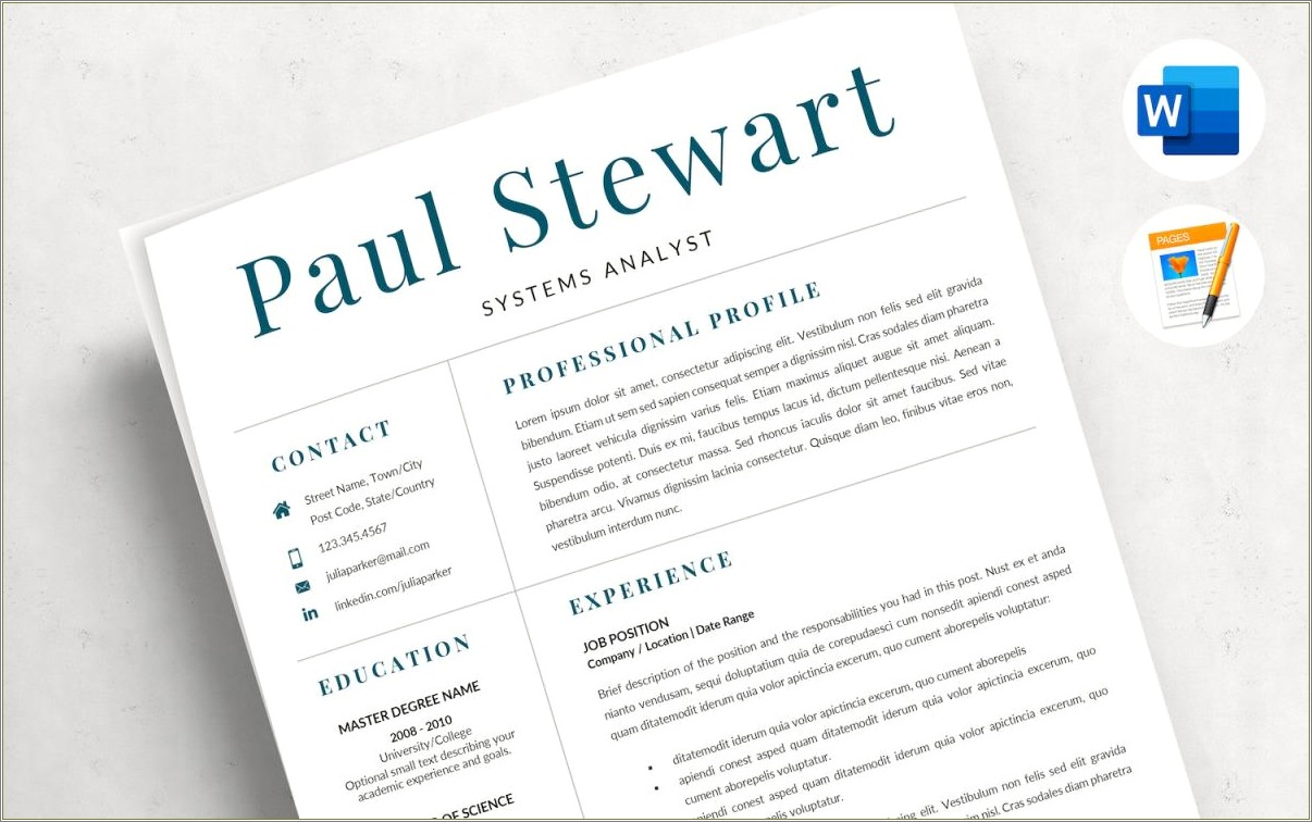 Using The Word Professional In A Resume