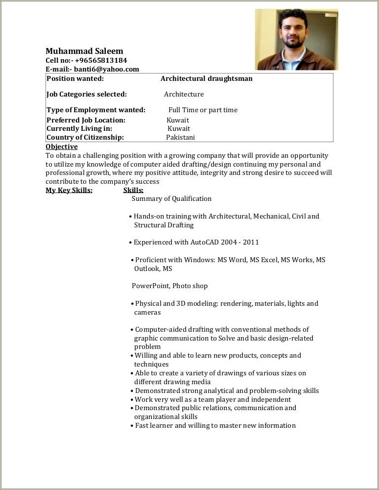 Using The Word Various In A Resume