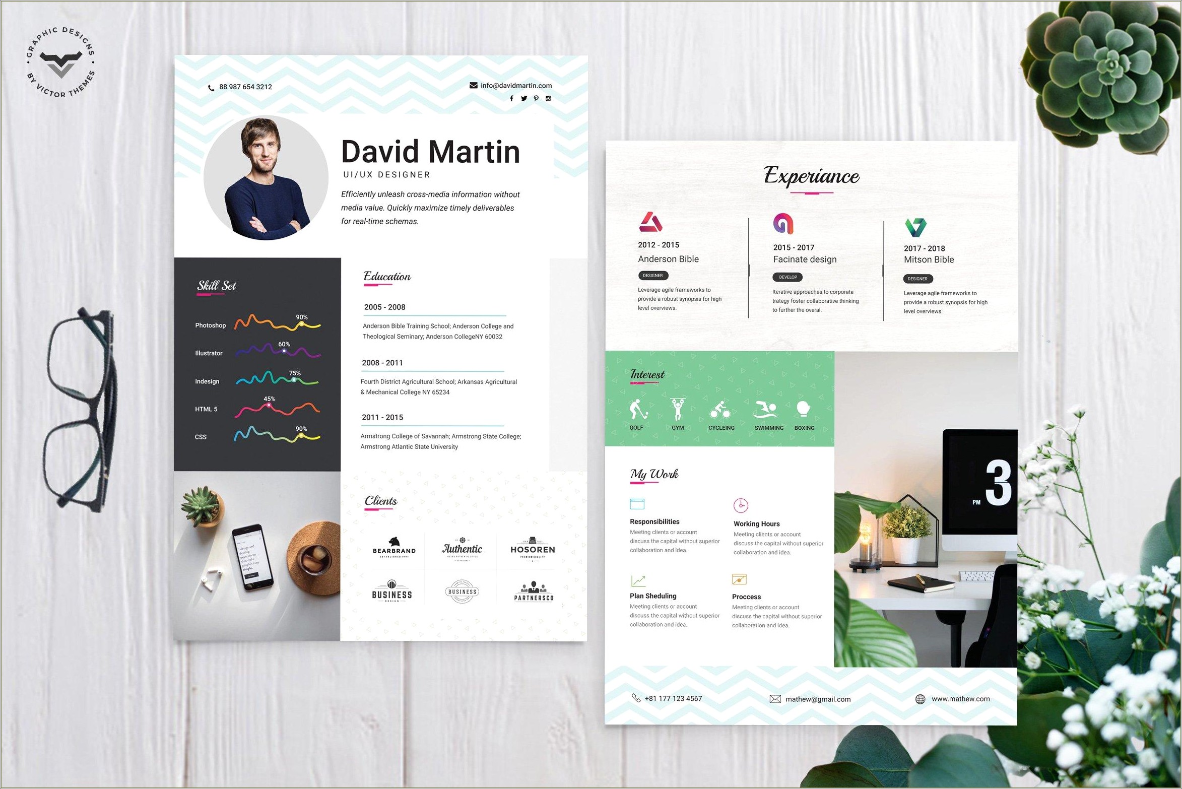 Ux Ui Design Designer Resume Samples