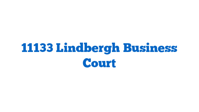 11133 Lindbergh Business Court