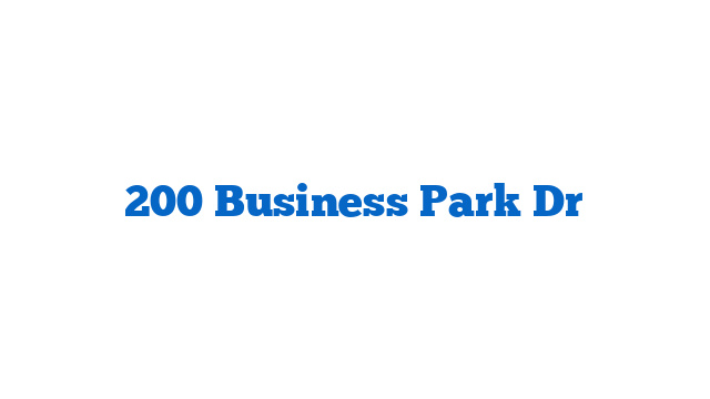 200 Business Park Dr