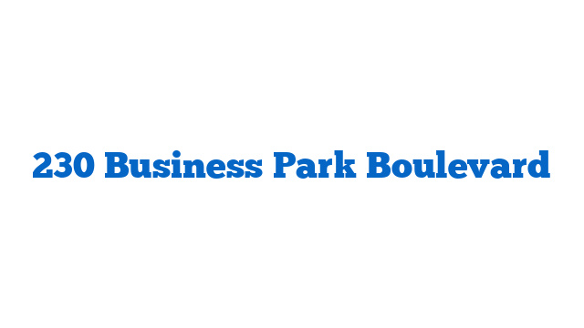 230 Business Park Boulevard