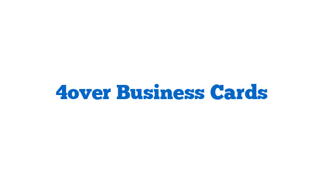 4over Business Cards