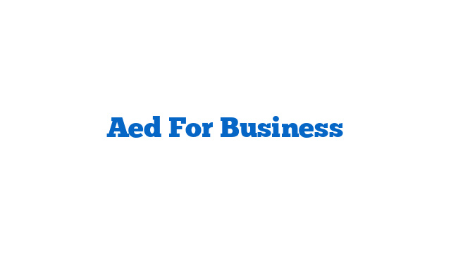 Aed For Business