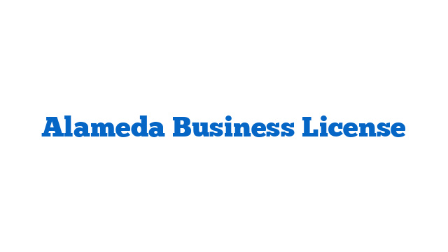 Alameda Business License