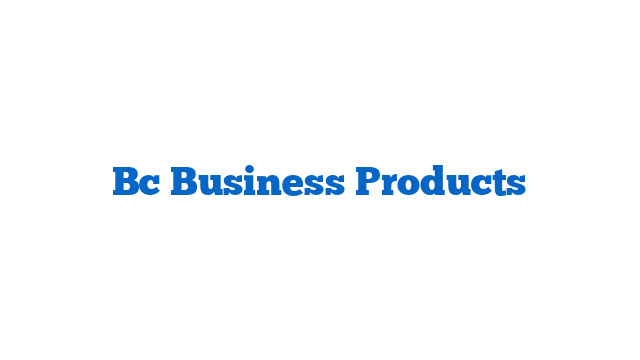 Bc Business Products