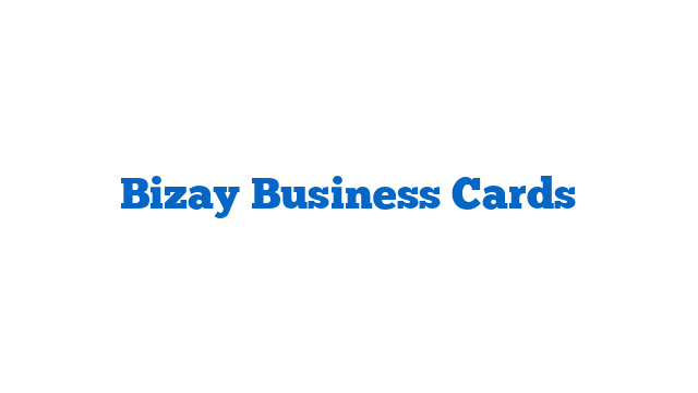 Bizay Business Cards