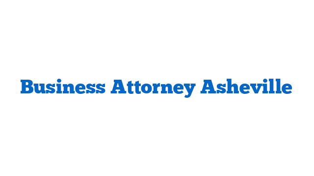 Business Attorney Asheville