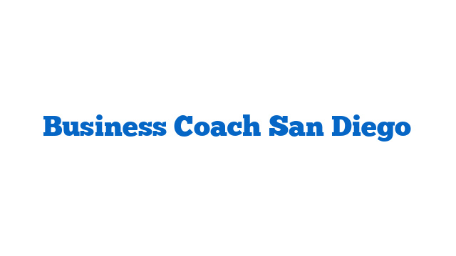 Business Coach San Diego